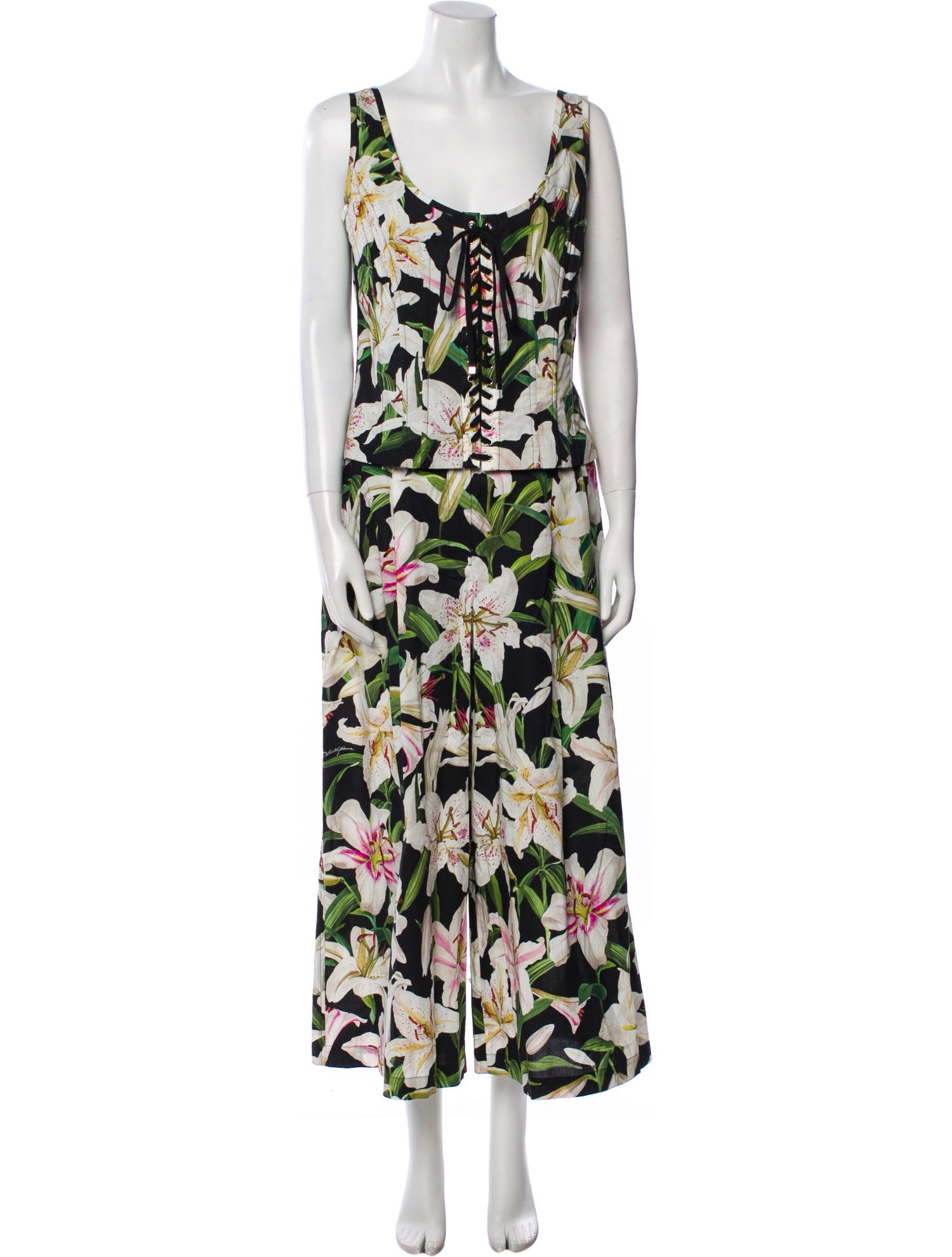 Dolce & Gabbana Floral Print Pant Set
