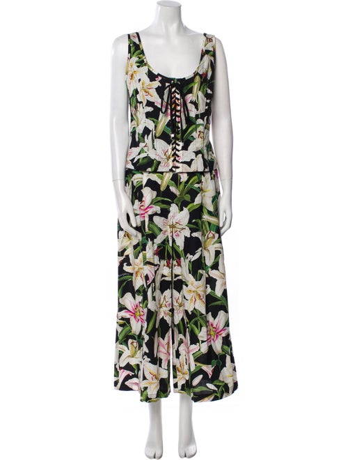 Dolce & Gabbana Floral Print Pant Set