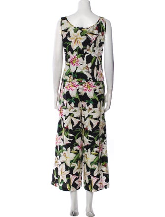 Dolce & Gabbana Floral Print Pant Set
