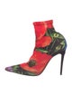Dolce & Gabbana Floral Print Sock Boots