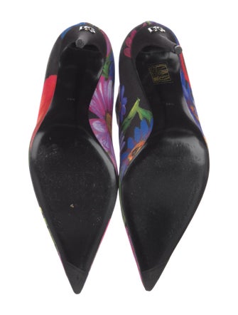 Dolce & Gabbana Floral Print Sock Boots