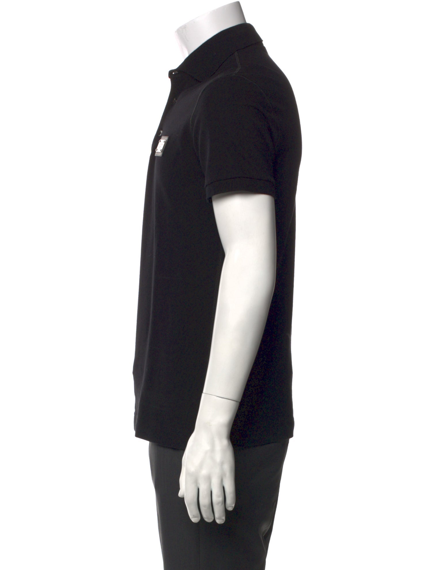 Dolce & Gabbana V-Neck Short Sleeve Polo Shirt