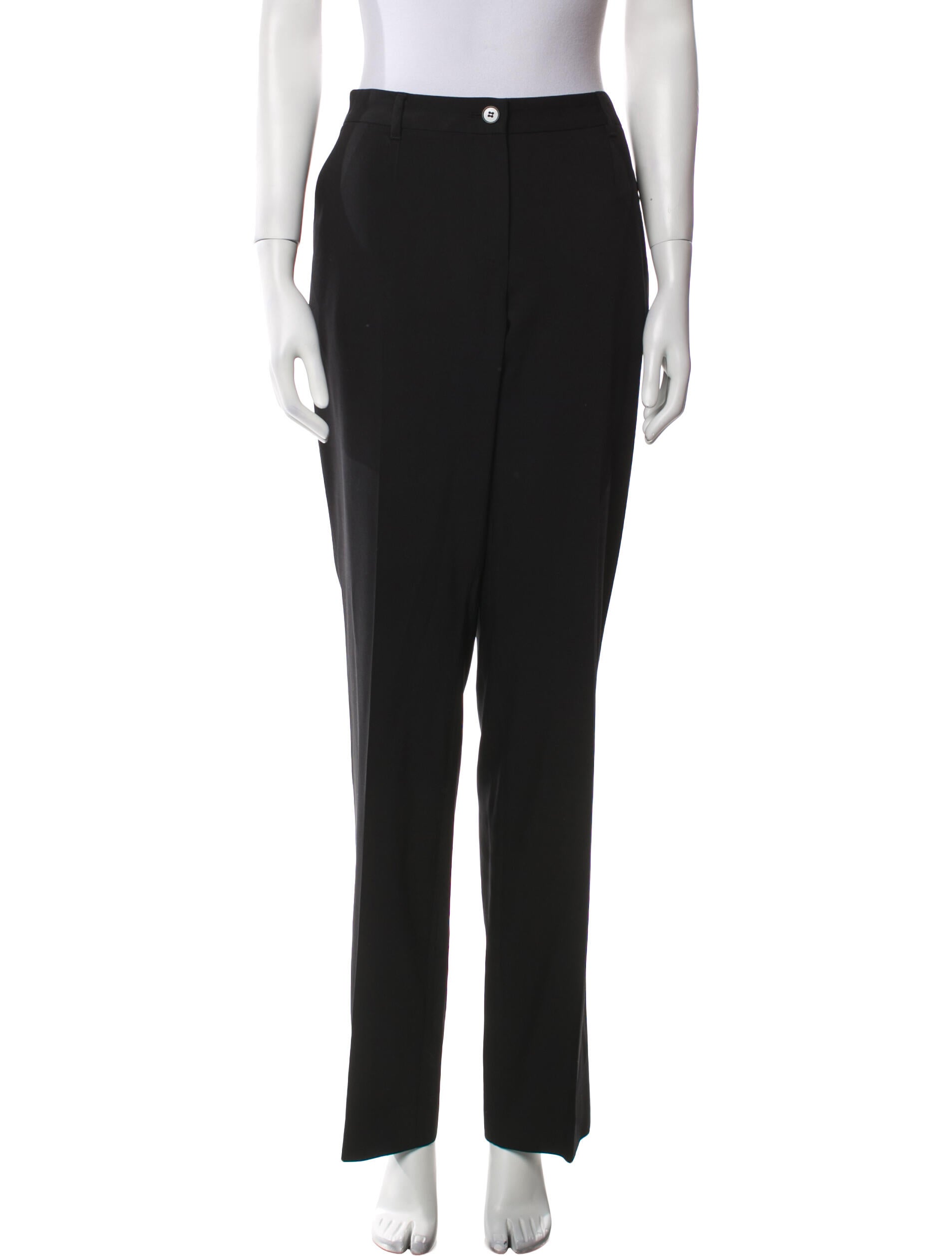 Dolce & Gabbana Virgin Wool Straight Leg Pants w/ Tags