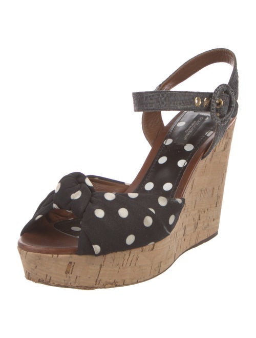 Dolce & Gabbana Polka Dot Print Sandals