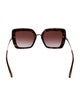 Dolce & Gabbana Square Gradient Sunglasses