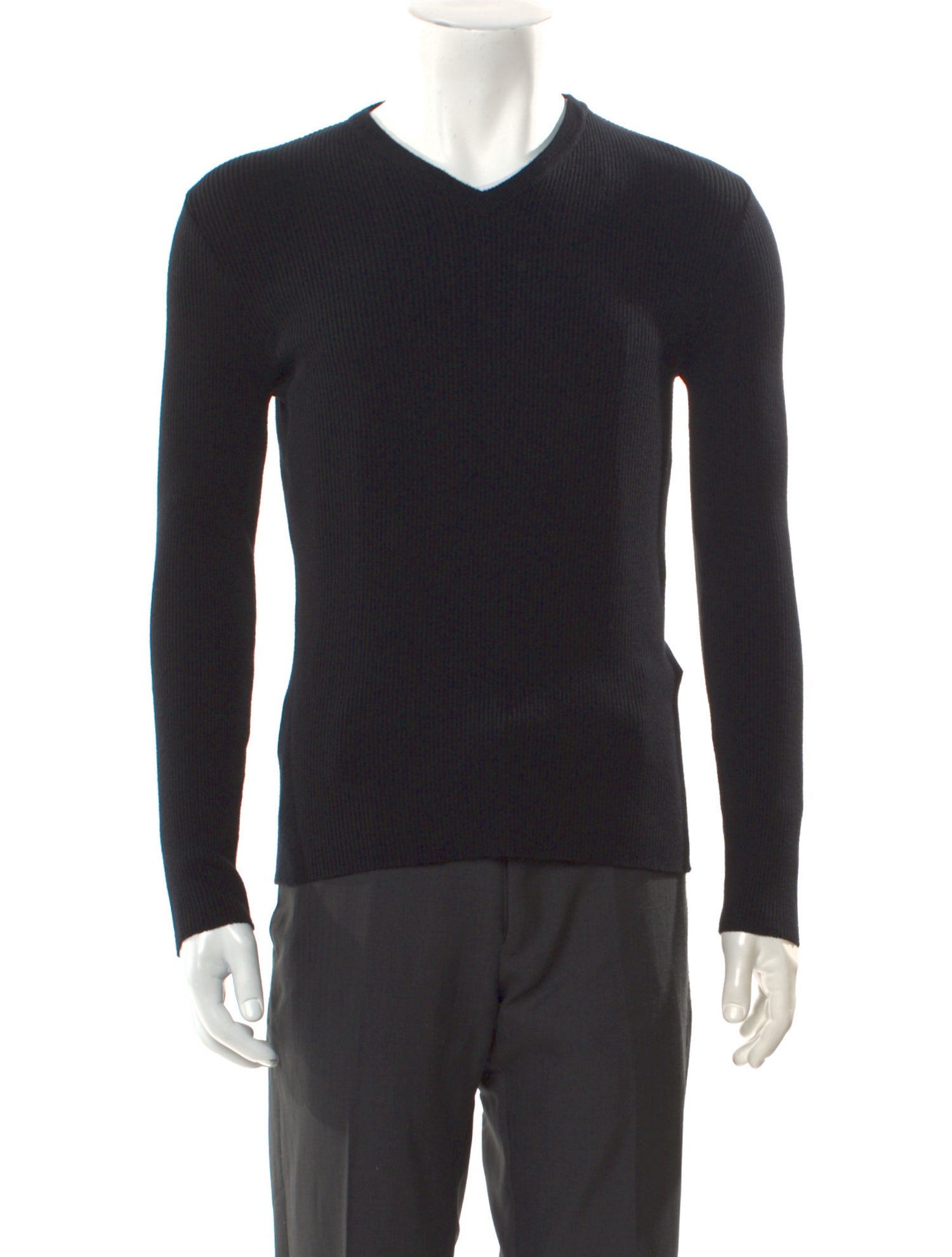 Dolce & Gabbana V-Neck Long Sleeve Pullover
