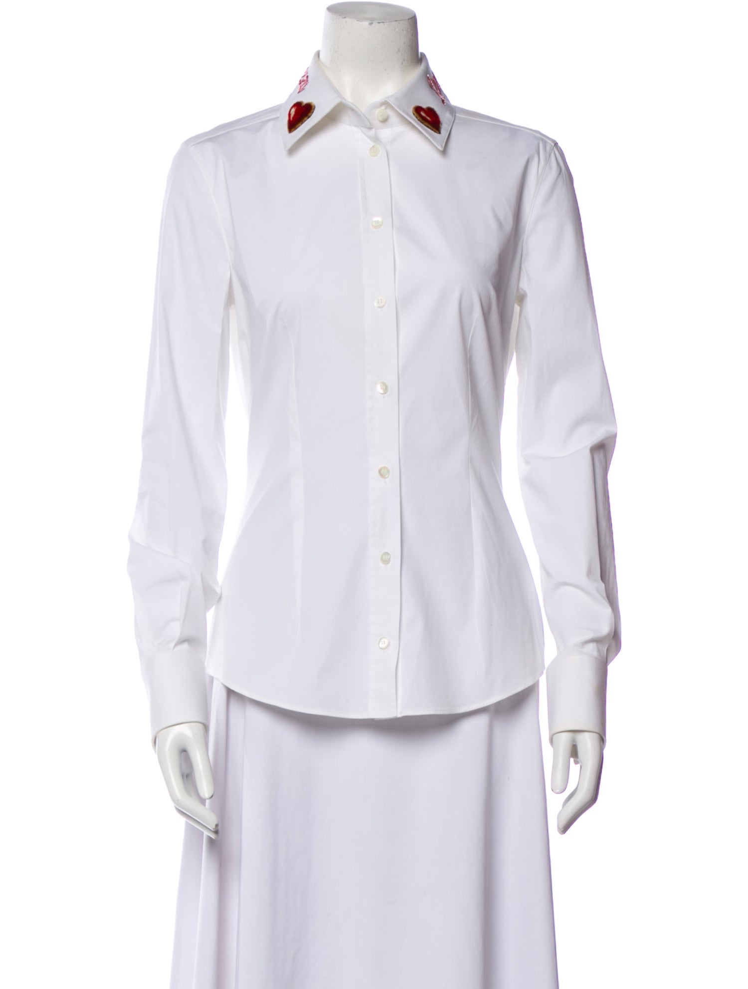 Dolce & Gabbana Long Sleeve Button-Up Top