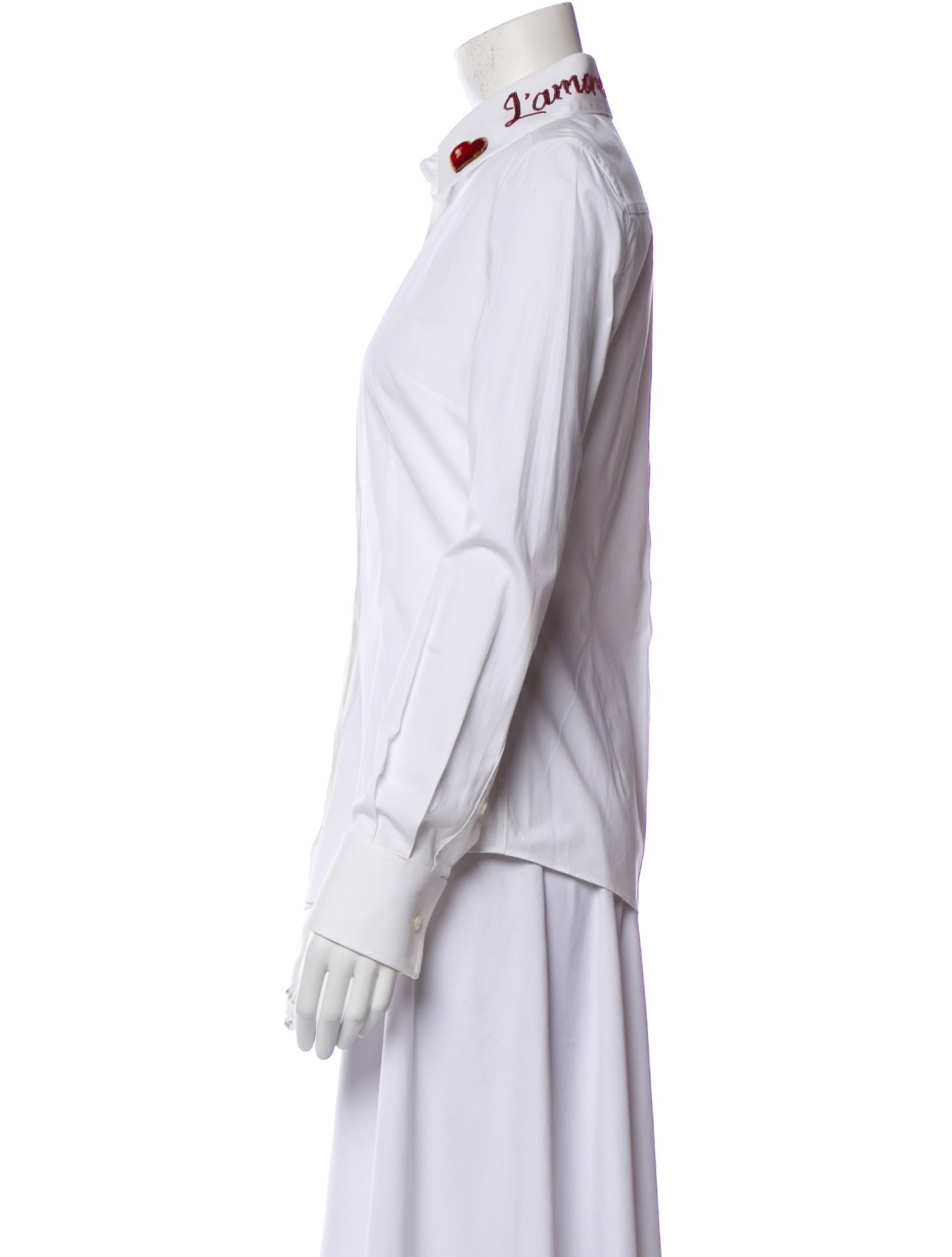 Dolce & Gabbana Long Sleeve Button-Up Top