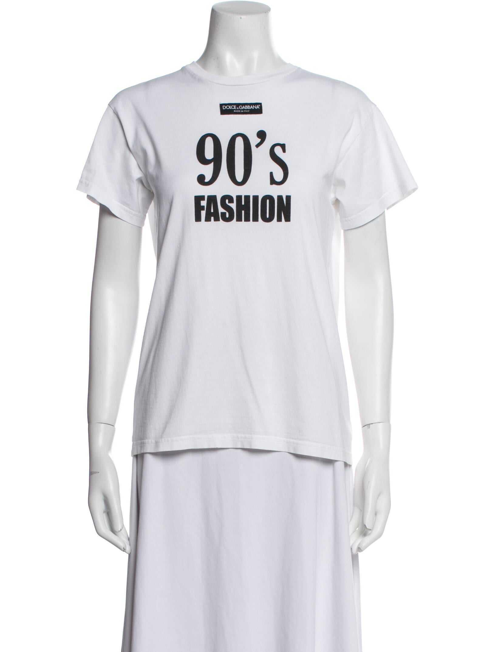 Dolce & Gabbana Graphic Print Crew Neck T-Shirt