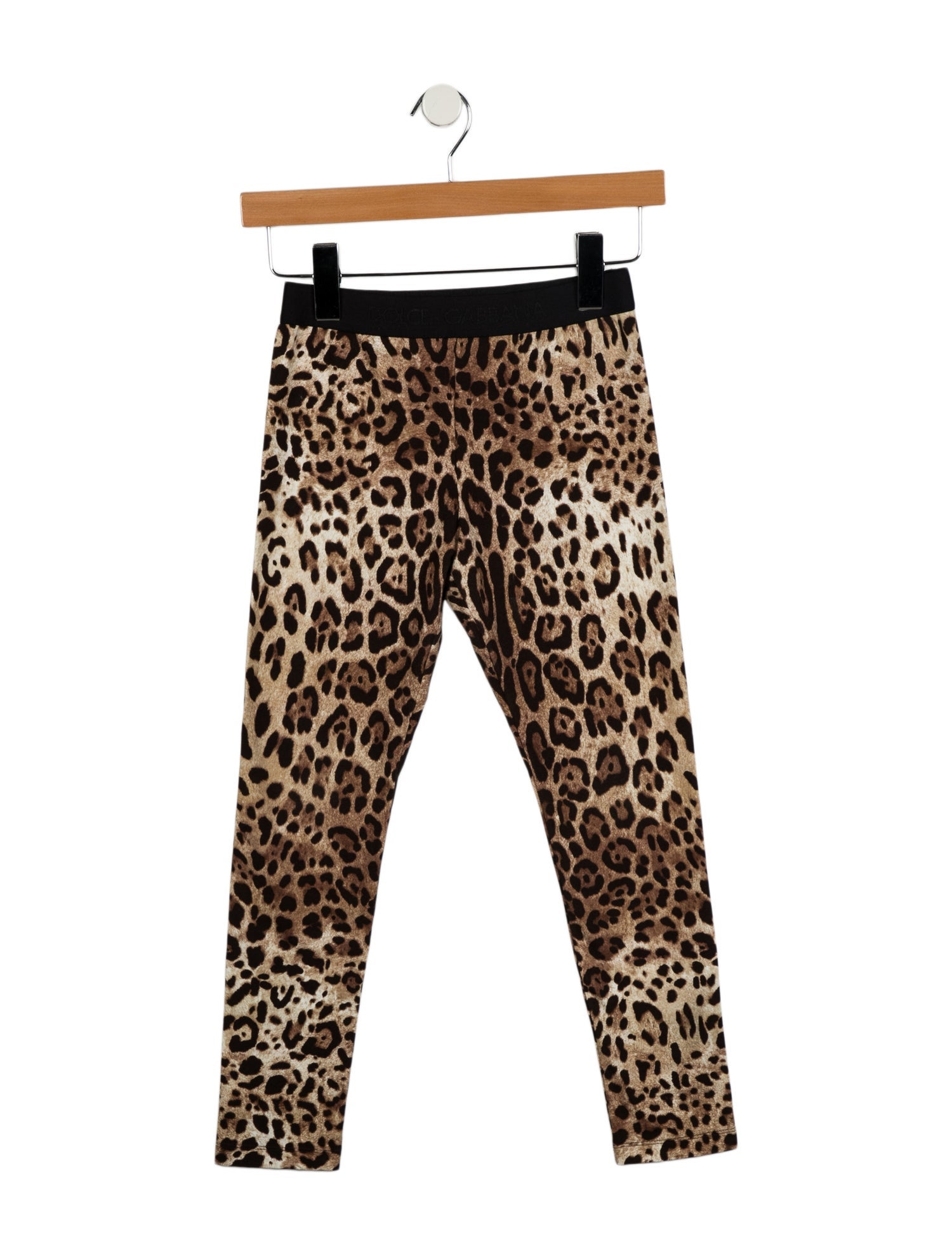 Dolce & Gabbana Girls' Animal Print Leggings