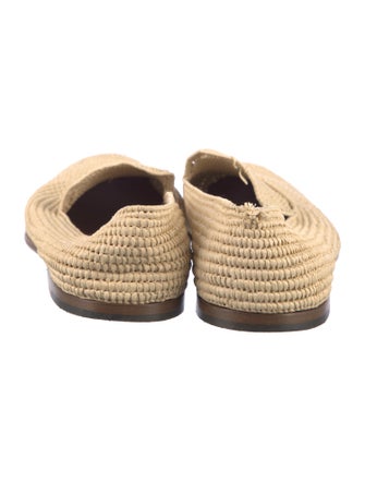 Dolce & Gabbana Raffia Flats