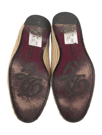 Dolce & Gabbana Raffia Flats