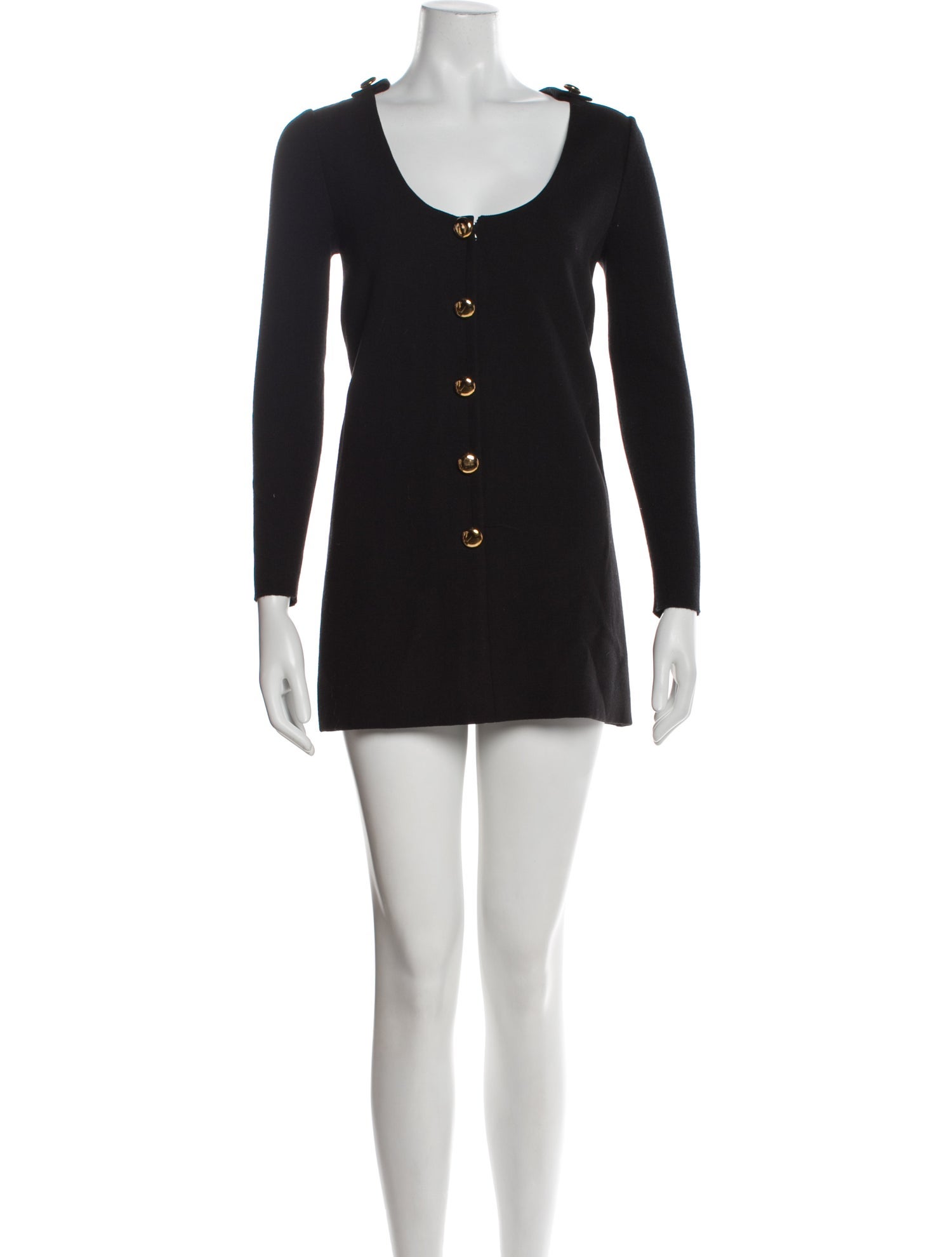 Dolce & Gabbana Scoop Neck Mini Dress