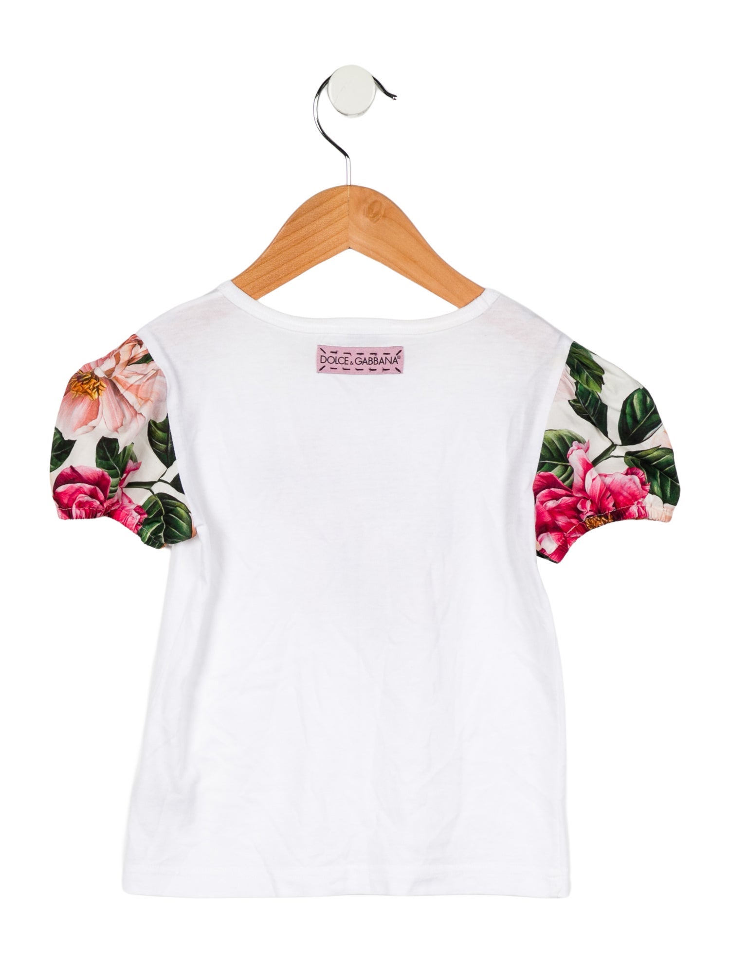 Dolce & Gabbana Toddler Girls' Floral Accent Top
