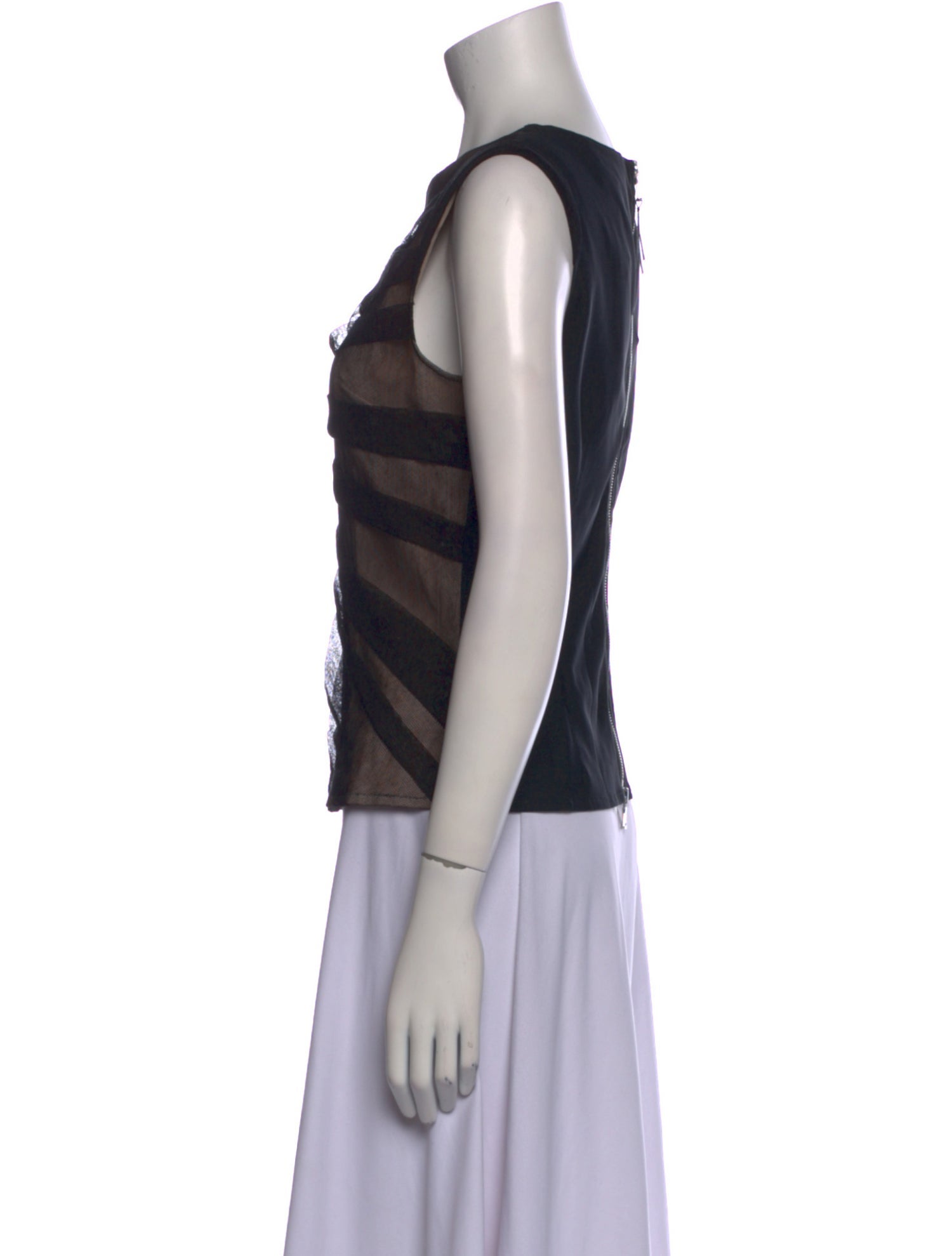 D&G Striped Bateau Neckline Top