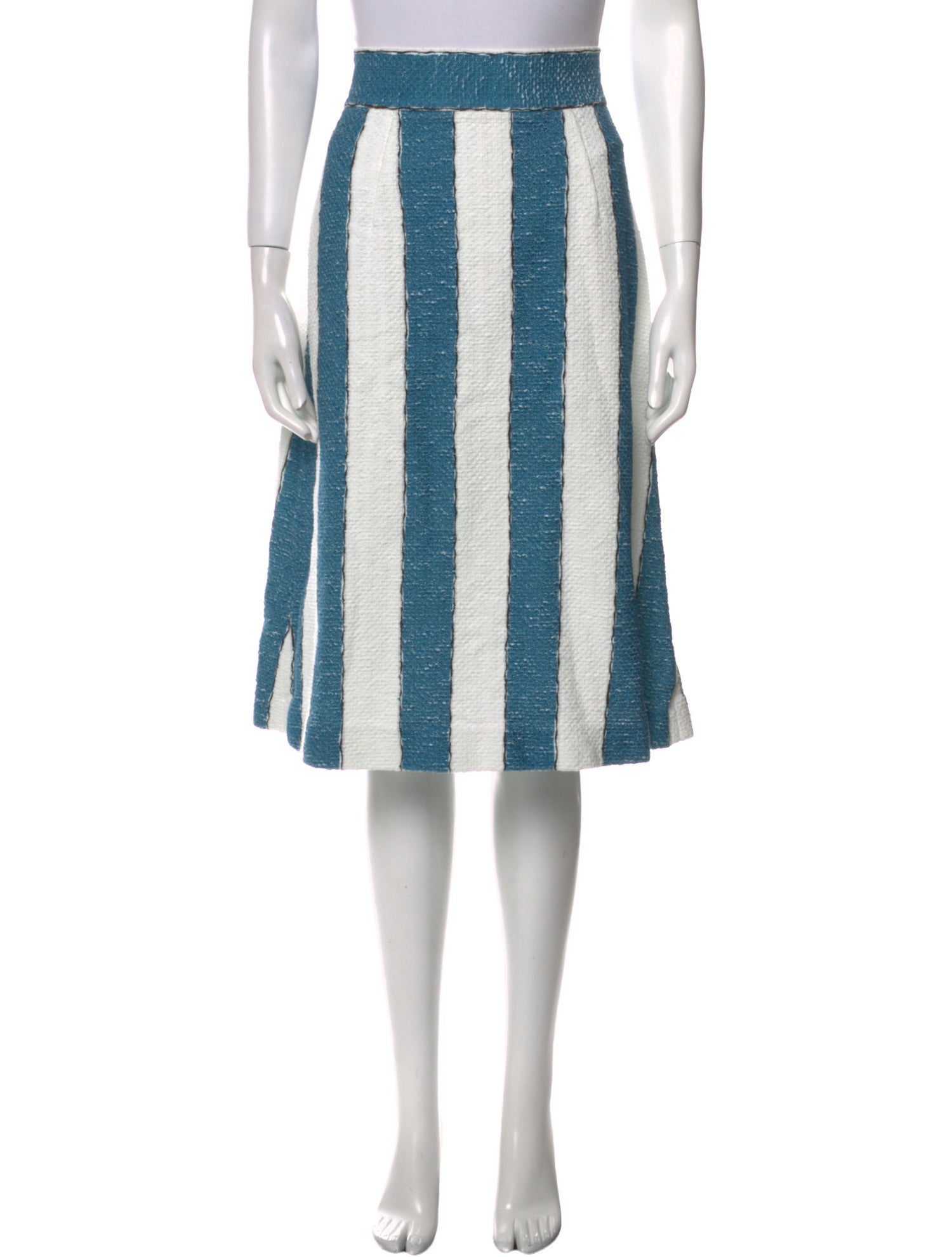 Dolce & Gabbana Striped Knee-Length Skirt
