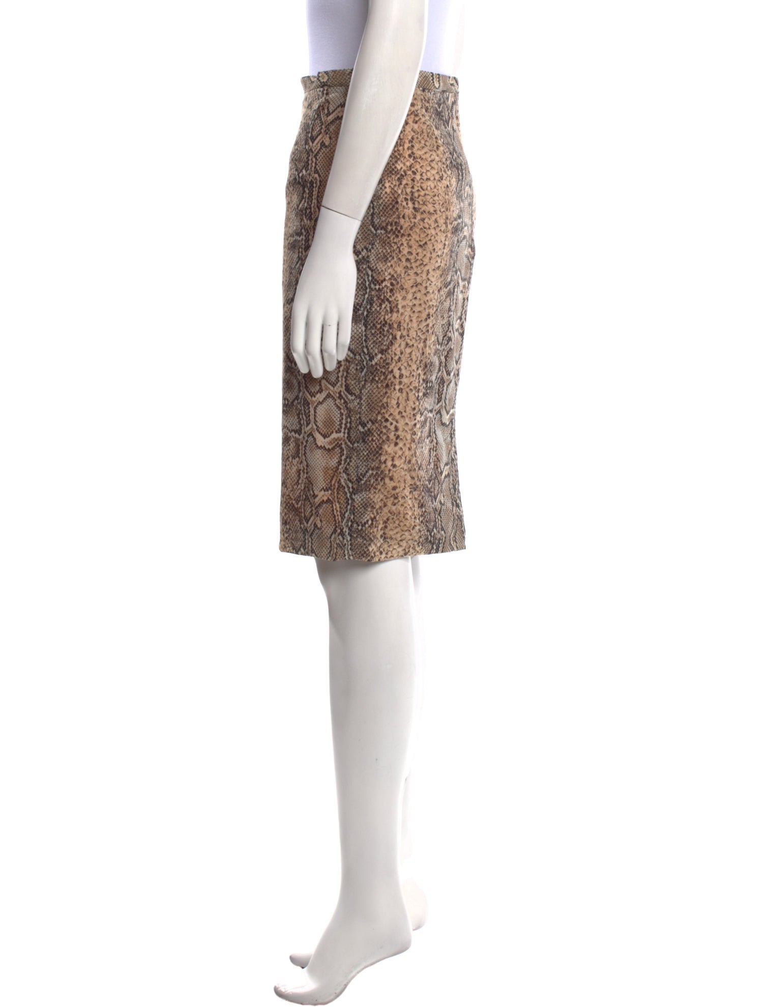 Dolce & Gabbana Silk Knee-Length Skirt