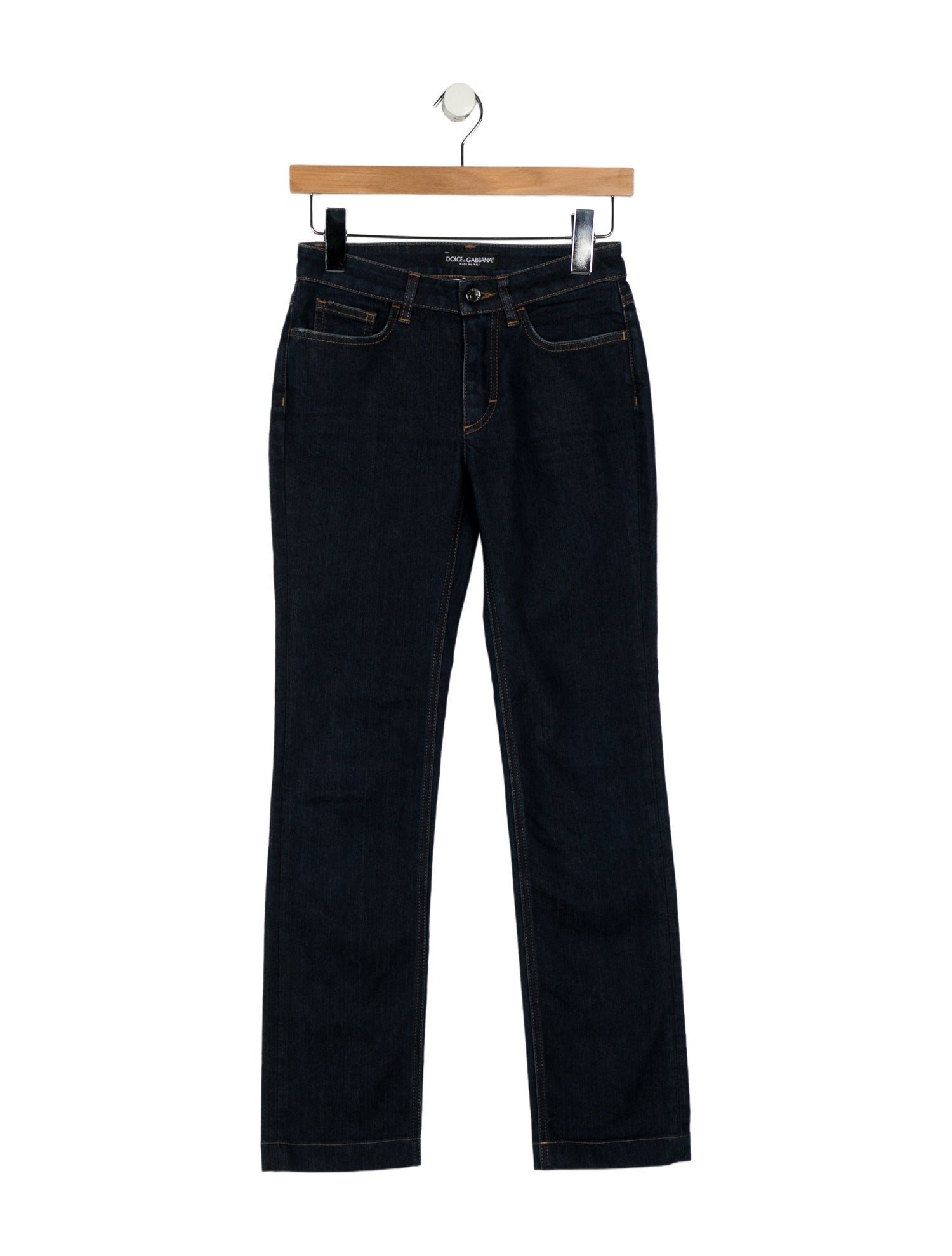 Dolce & Gabbana Mid-Rise Straight Leg Jeans