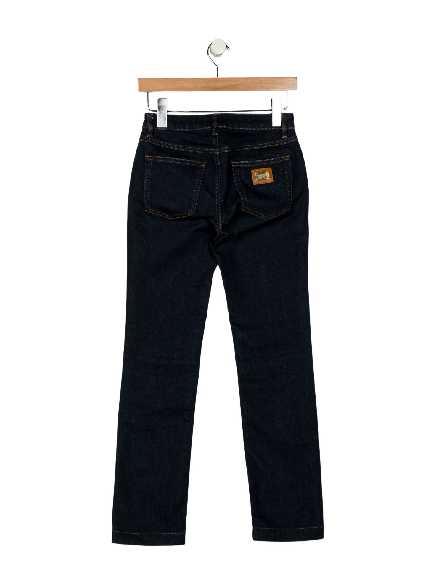 Dolce & Gabbana Mid-Rise Straight Leg Jeans