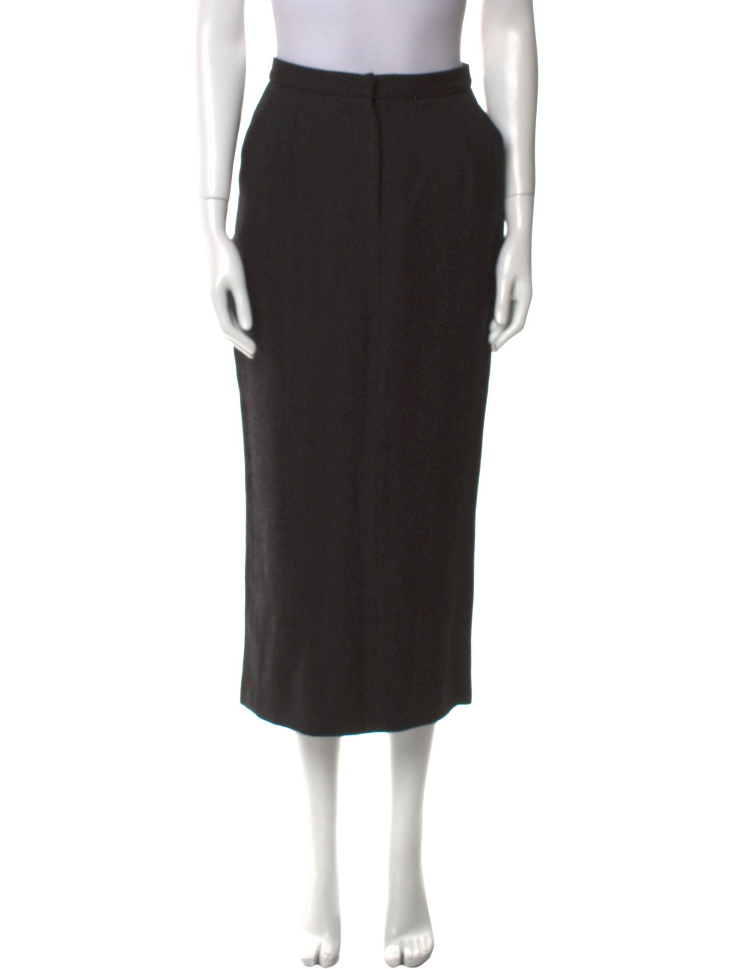 Dolce & Gabbana Wool Midi Length Skirt