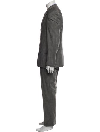 Dolce & Gabbana Silk Striped Two-Piece Suit