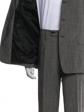 Dolce & Gabbana Silk Striped Two-Piece Suit