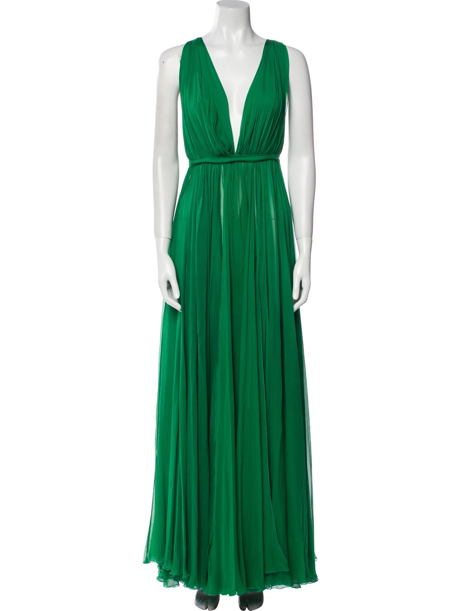 Dolce & Gabbana V-Neck Long Dress