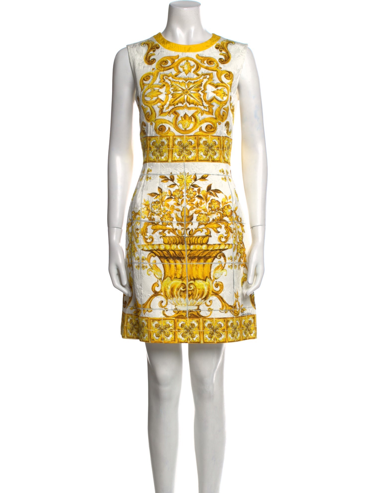 Dolce & Gabbana Printed Mini Dress w/ Tags