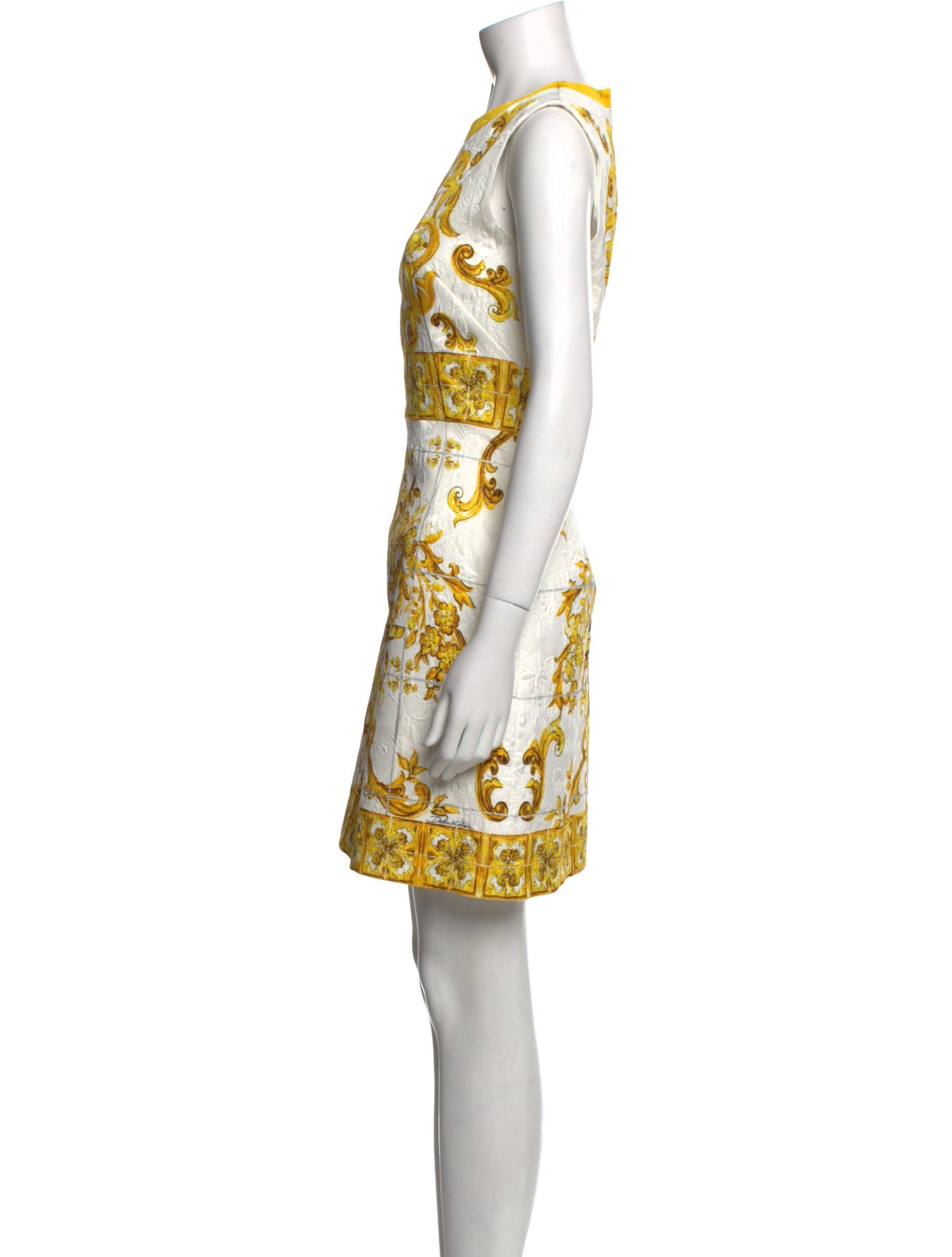 Dolce & Gabbana Printed Mini Dress w/ Tags