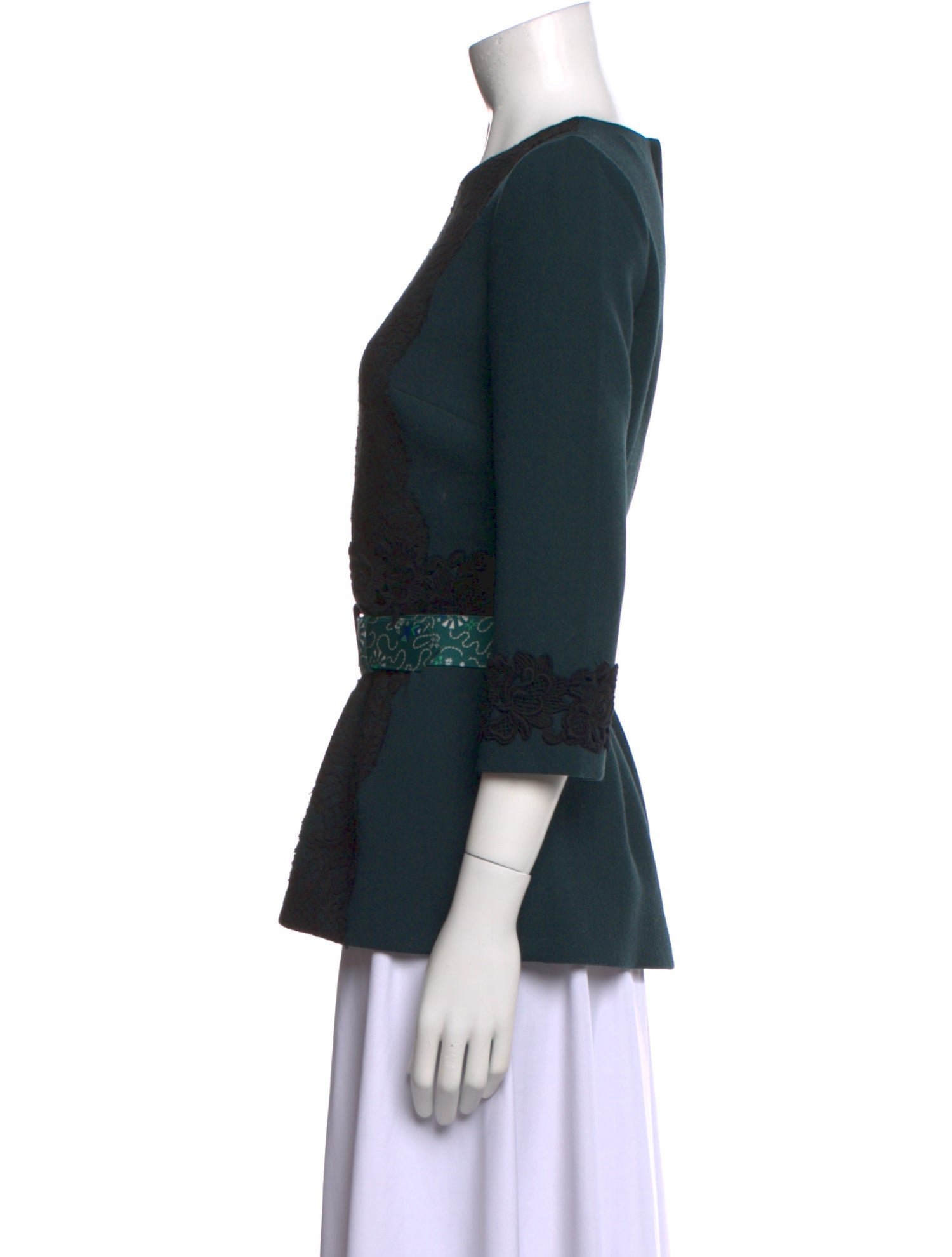 Dolce & Gabbana Virgin Wool Printed Top