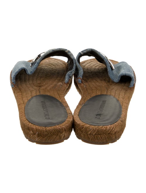 Dolce & Gabbana Denim Slides