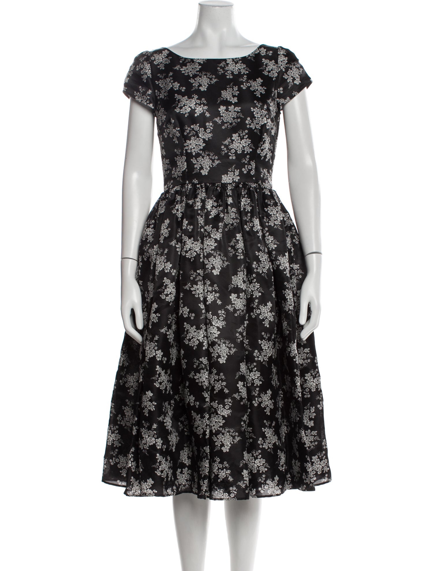 Dolce & Gabbana Silk Midi Length Dress w/ Tags