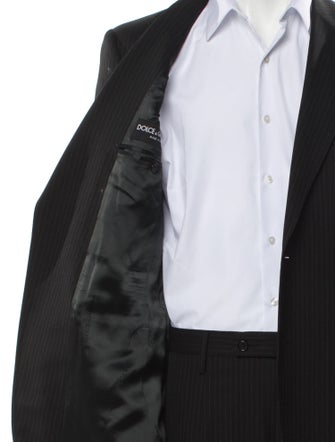 Dolce & Gabbana Wool Striped Two-Piece Suit