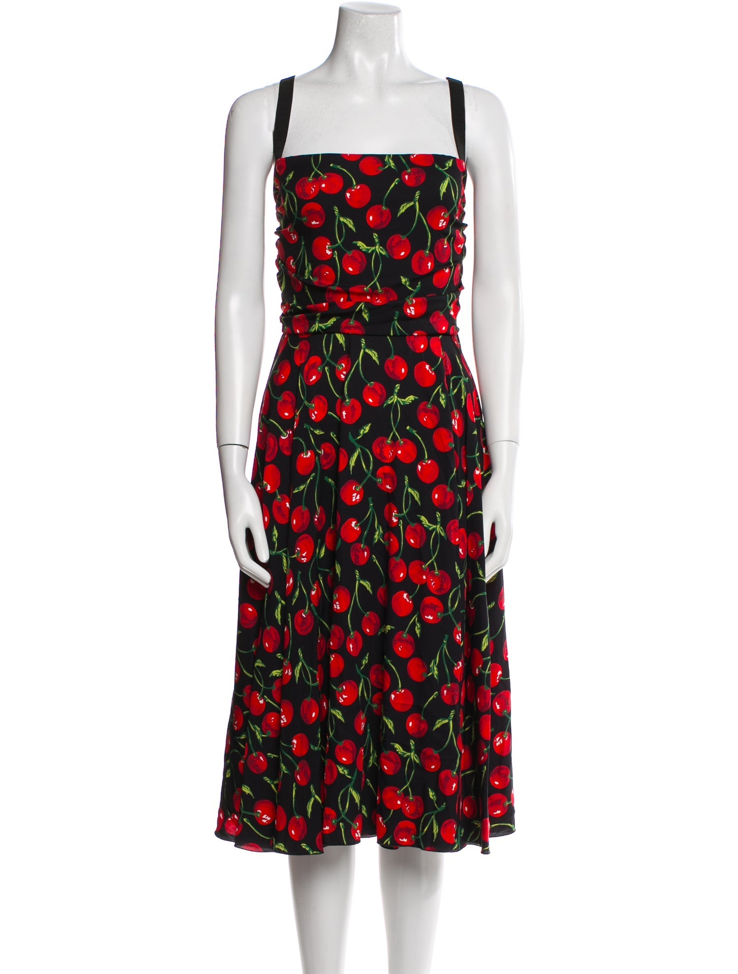 Dolce & Gabbana Silk Midi Length Dress