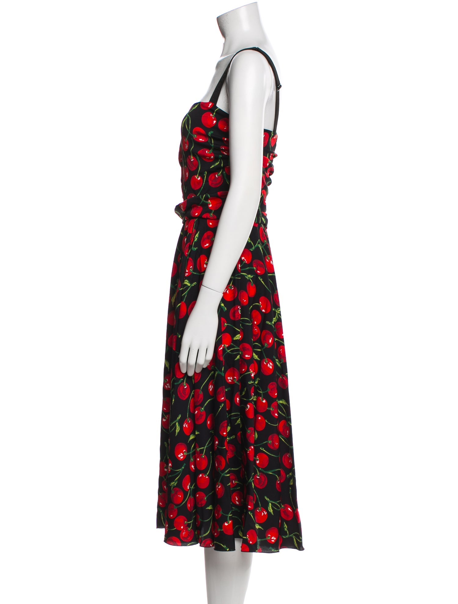 Dolce & Gabbana Silk Midi Length Dress
