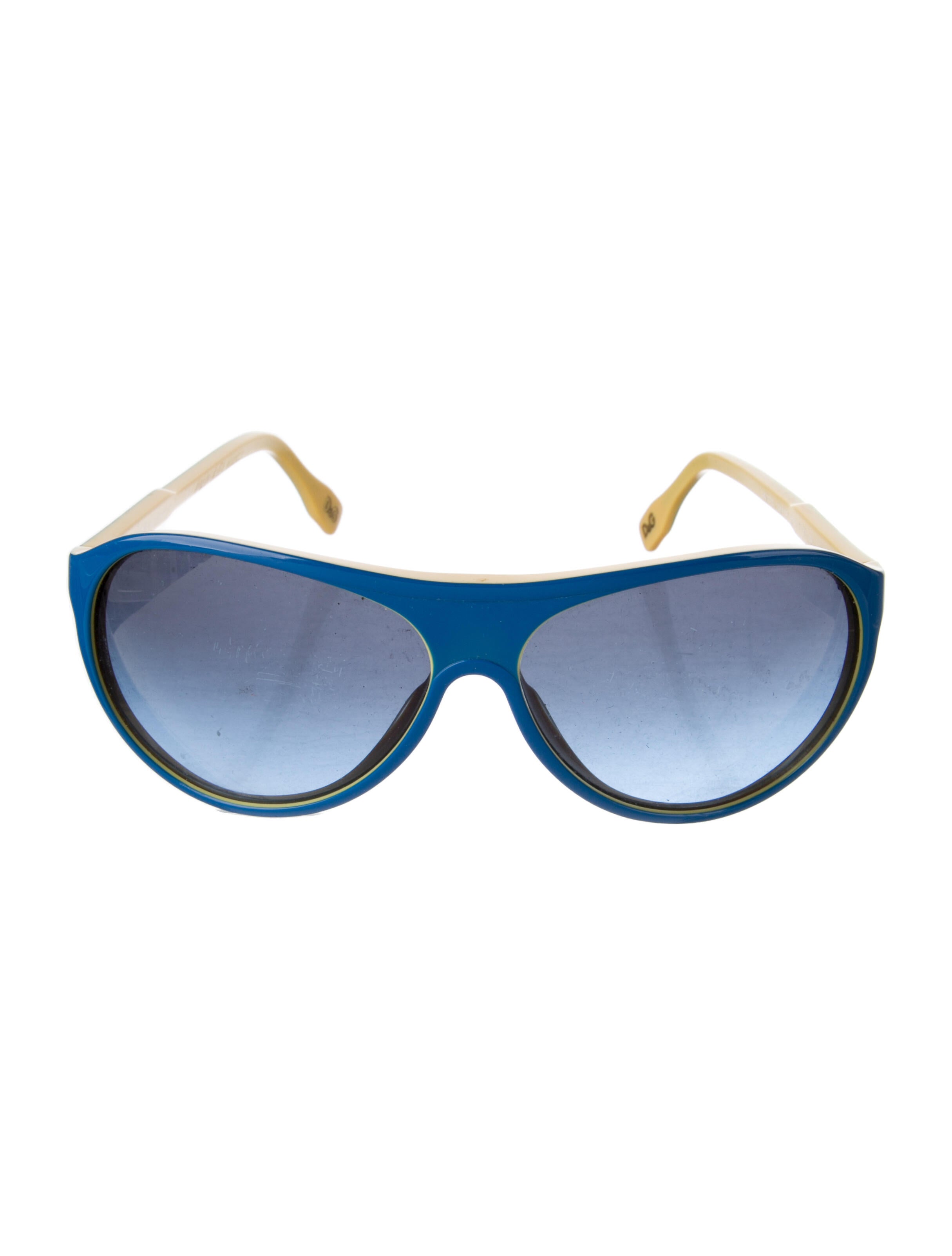 Dolce & Gabbana Shield Gradient Sunglasses