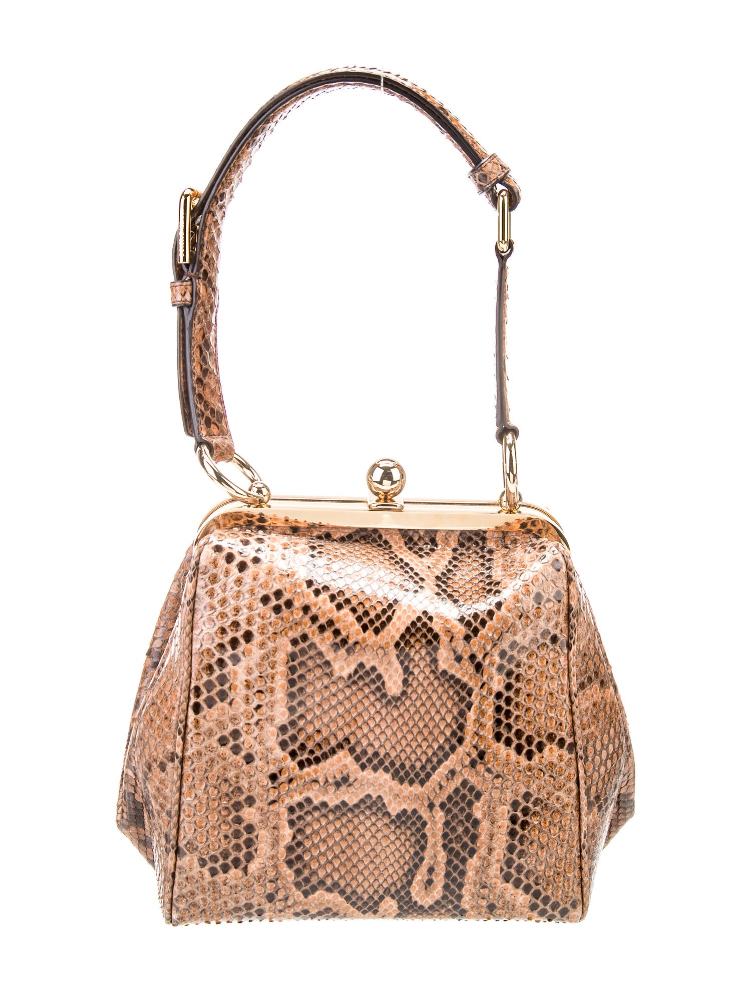 Dolce & Gabbana Python Top Handle Bag