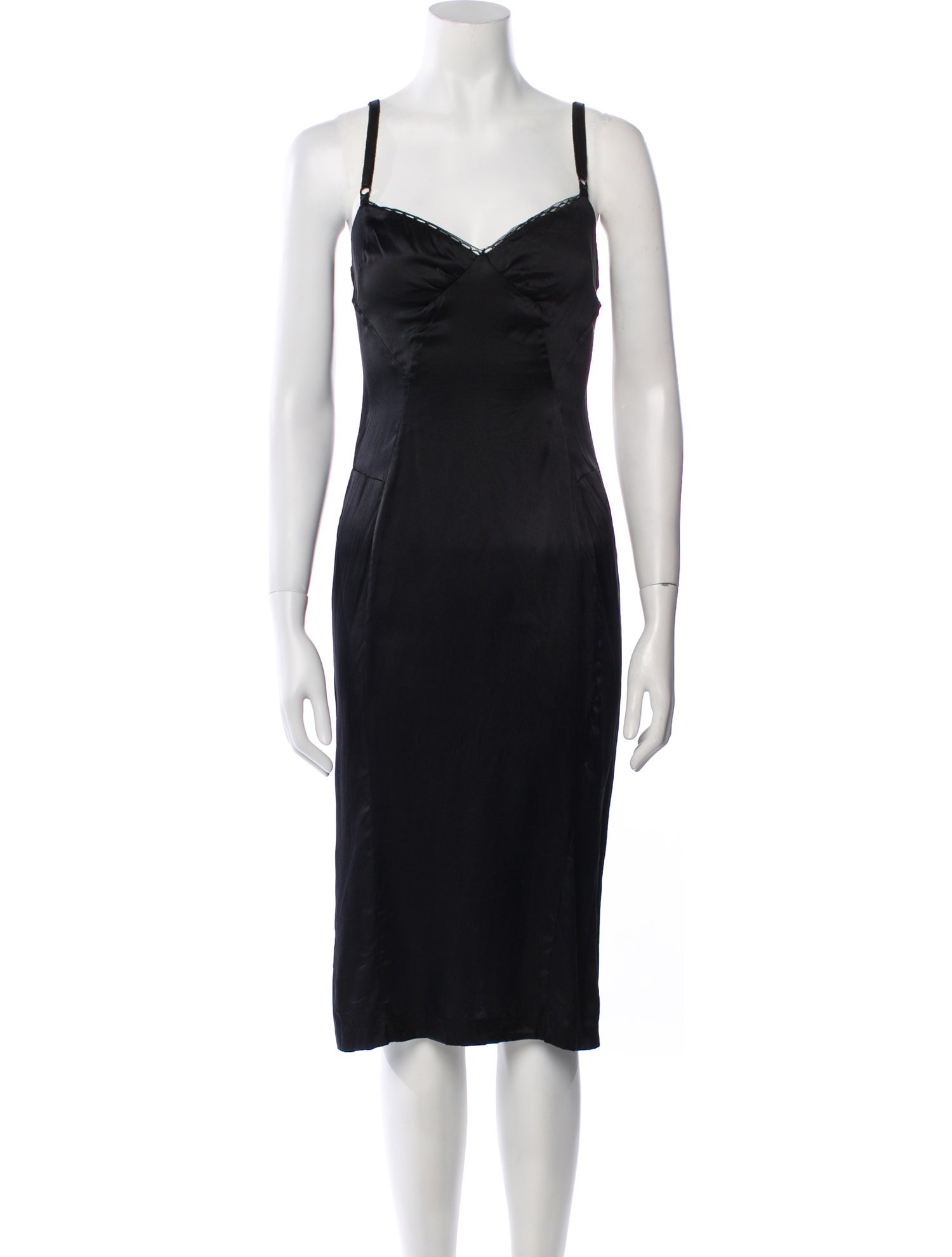 D&G Silk Lace Trim Embellishment Nightgown