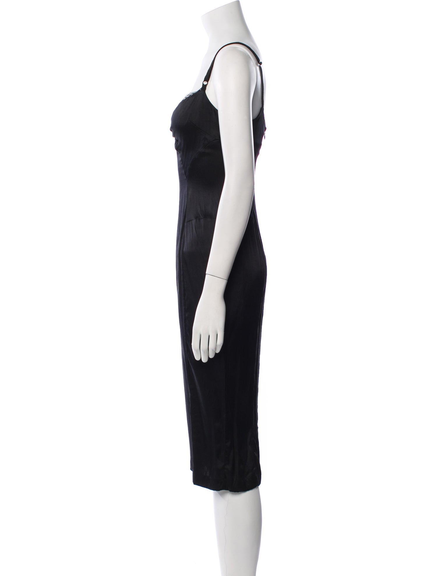 D&G Silk Lace Trim Embellishment Nightgown