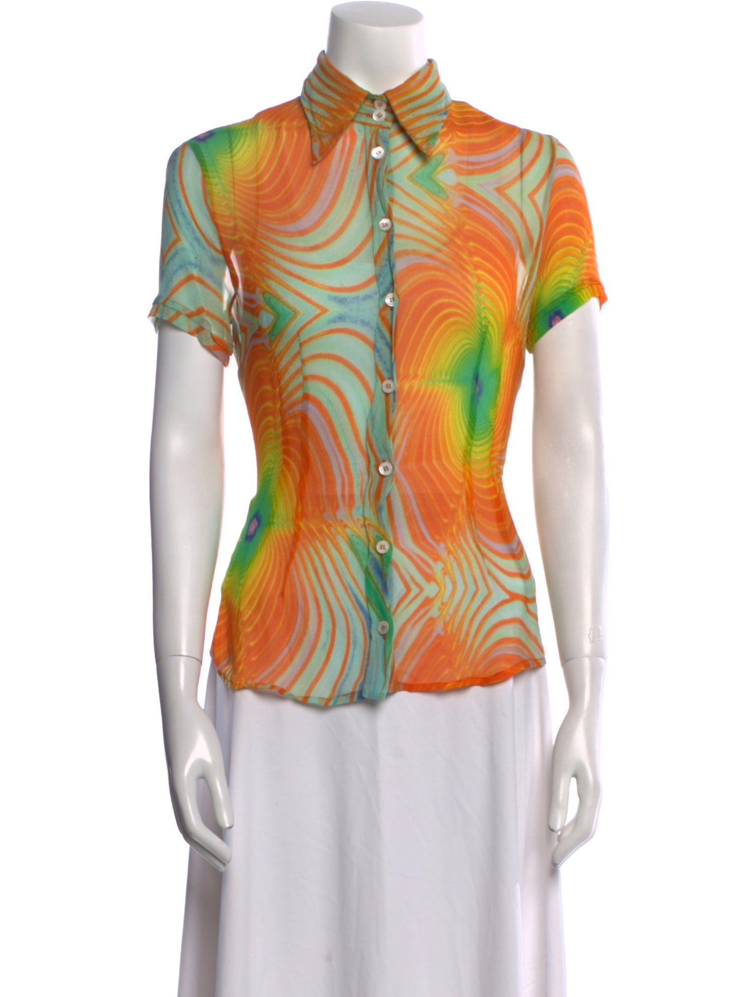 D&G Vintage 2000's Button-Up Top