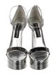 Dolce & Gabbana Patent Leather T-Strap Sandals