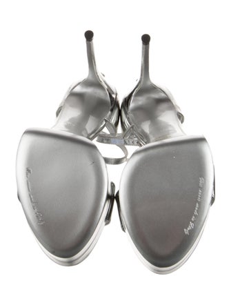 Dolce & Gabbana Patent Leather T-Strap Sandals