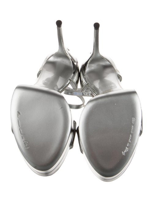 Dolce & Gabbana Patent Leather T-Strap Sandals