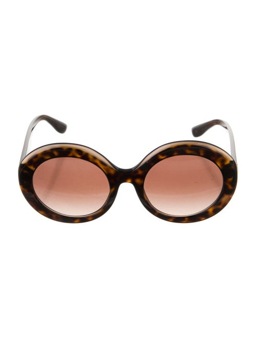 Dolce & Gabbana Round Gradient Sunglasses