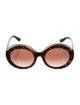 Dolce & Gabbana Round Gradient Sunglasses