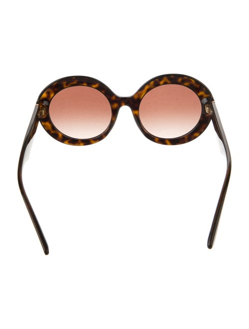Dolce & Gabbana Round Gradient Sunglasses