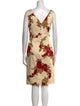 Dolce & Gabbana Floral Print Knee-Length Dress