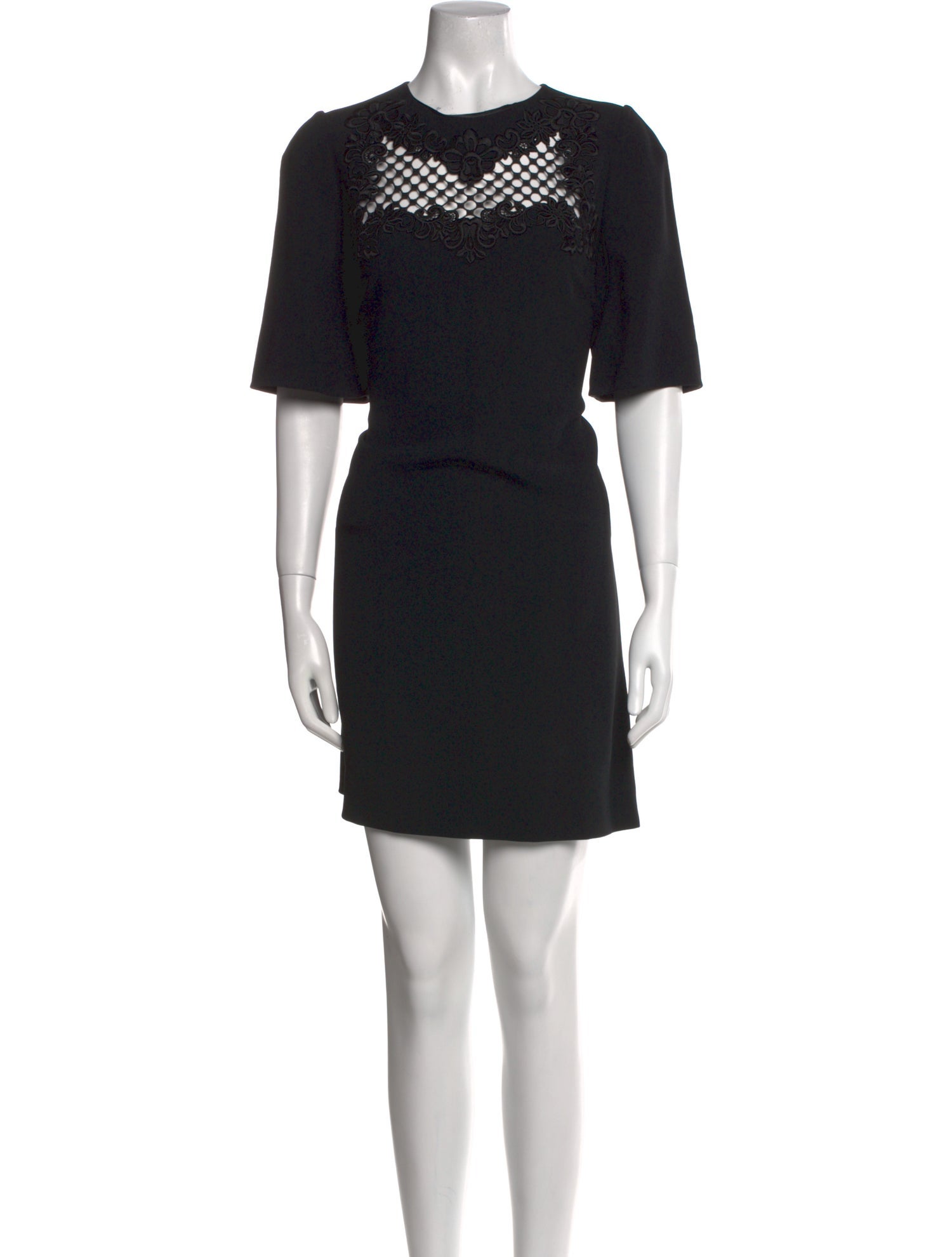 Dolce & Gabbana Crew Neck Mini Dress