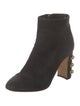 Dolce & Gabbana Suede Crystal Embellishments Boots
