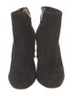 Dolce & Gabbana Suede Crystal Embellishments Boots